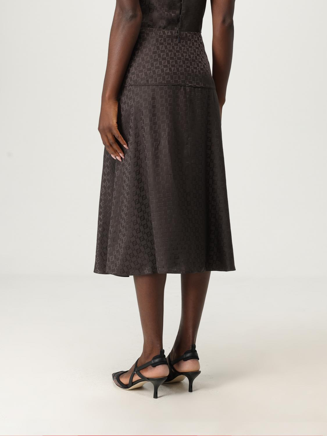 [Fendi] Midi skirt SS26 FQ7688AUQG F1T6H