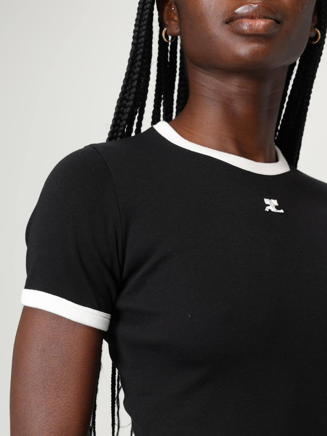 [Courreges] T-shirts Short Sleeve SS26 VESJTS017JS0070 9901