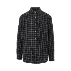 [foret] Shirts Long Sleeve SS26 F1039.BLACK CHECK-BLACK CHECK