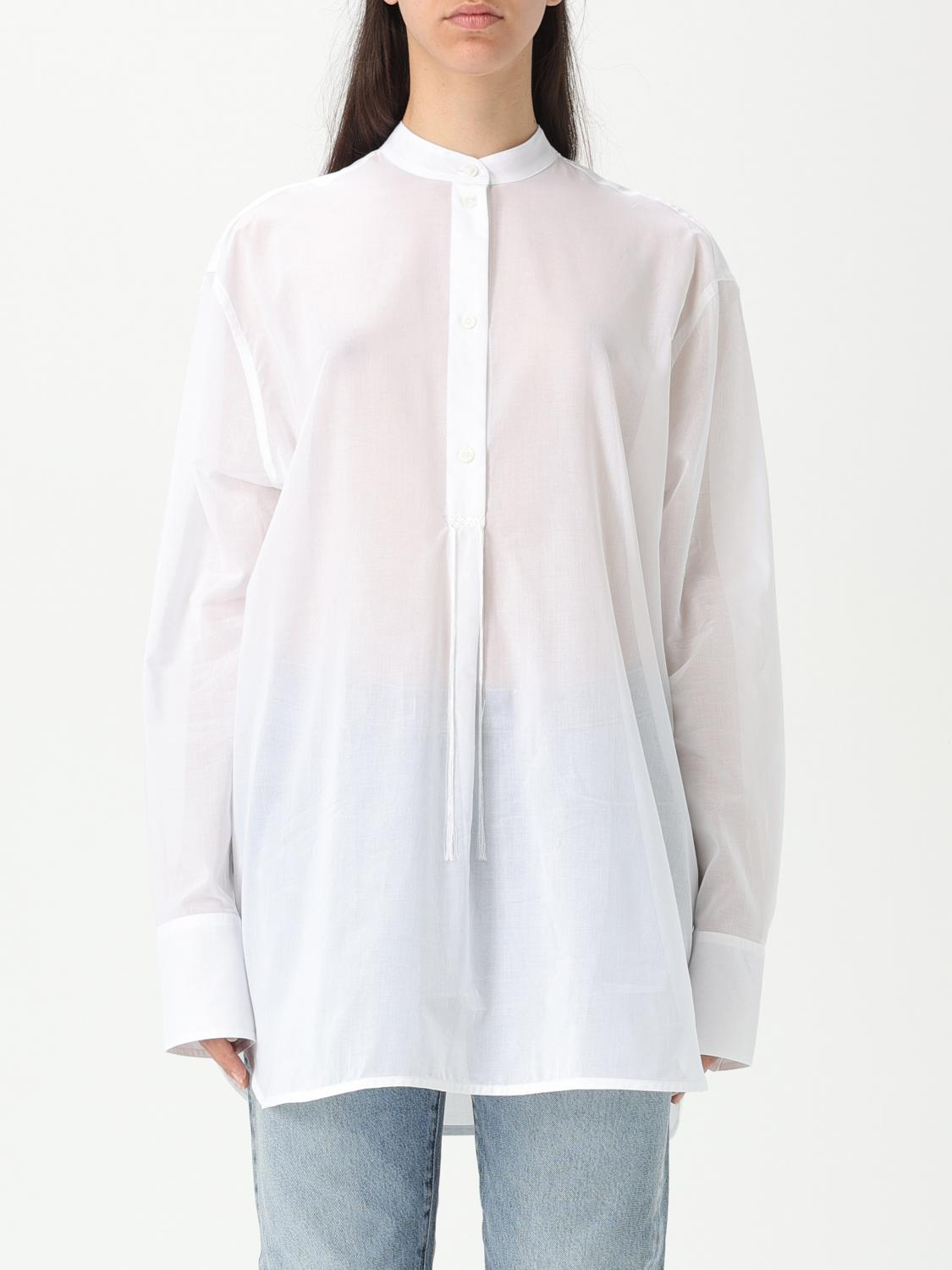 [TOTEME] Shirts Long Sleeve SS25 252WRT0427FB0372 047