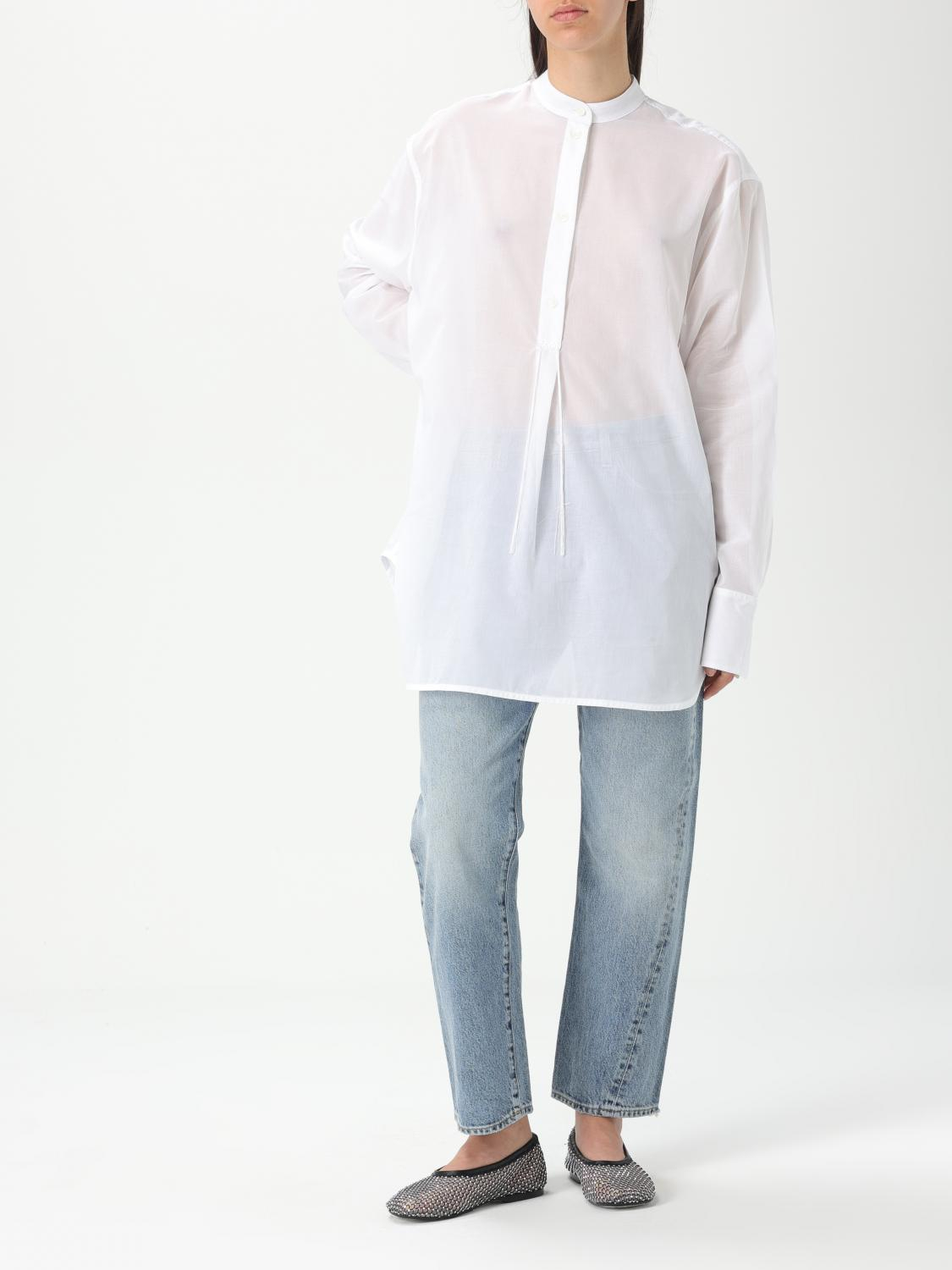 [TOTEME] Shirts Long Sleeve SS25 252WRT0427FB0372 047