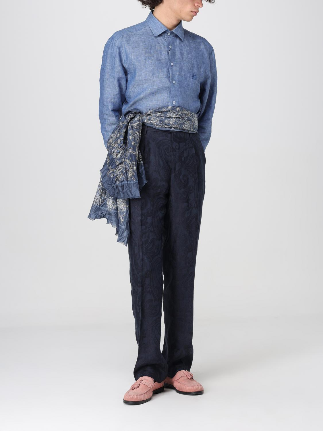 [Etro] Shirts Long Sleeve FW25 MRIB000299TU3F3 B0068
