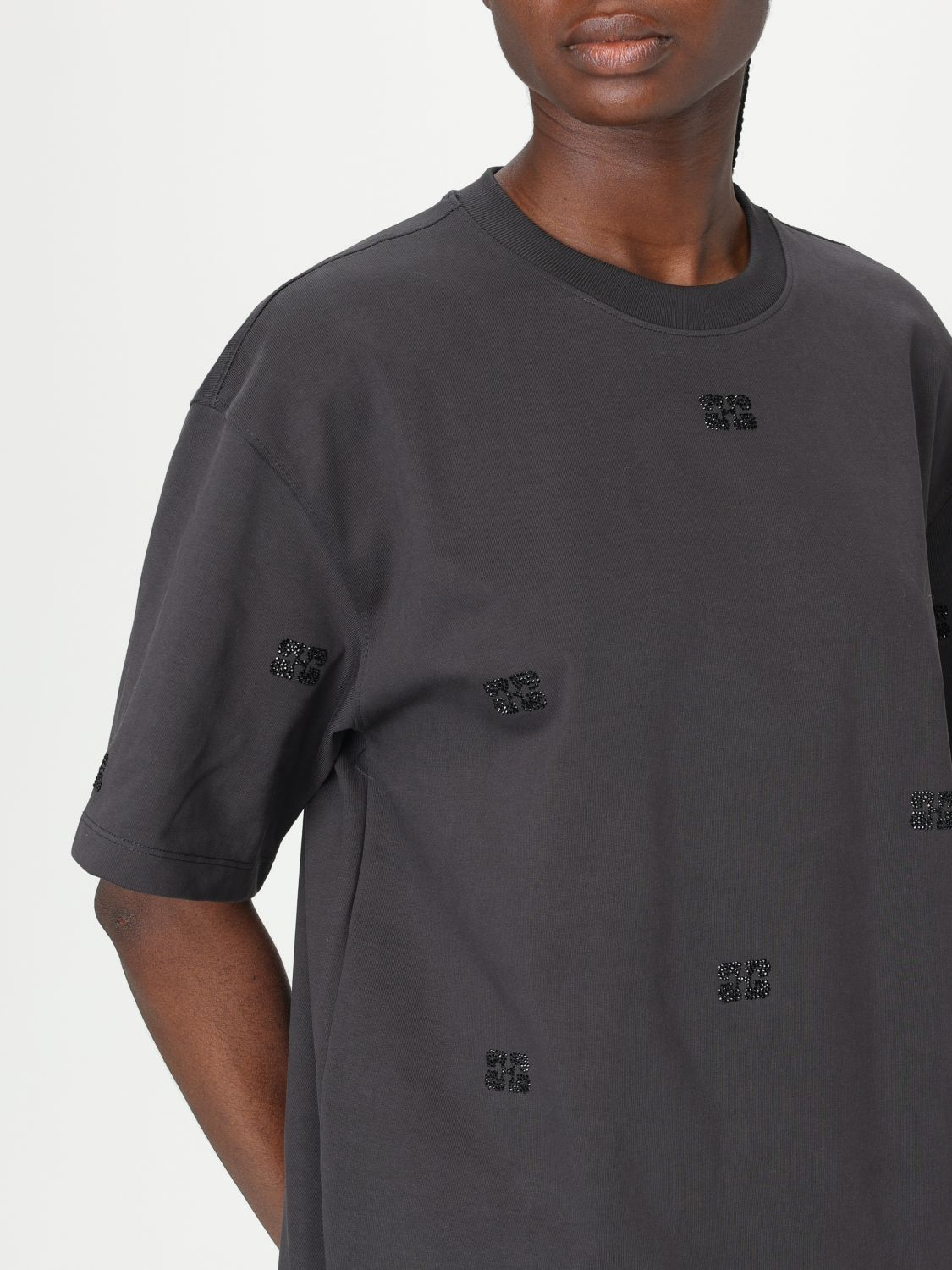 [GANNI] T-shirts Short Sleeve SS25 T4177 252