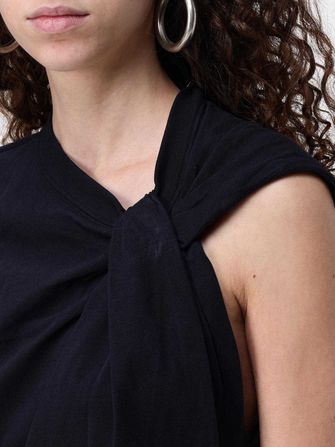 [Isabel Marant] Shirts Sleeveless SS26 TS0175FAA1N41I 01BK