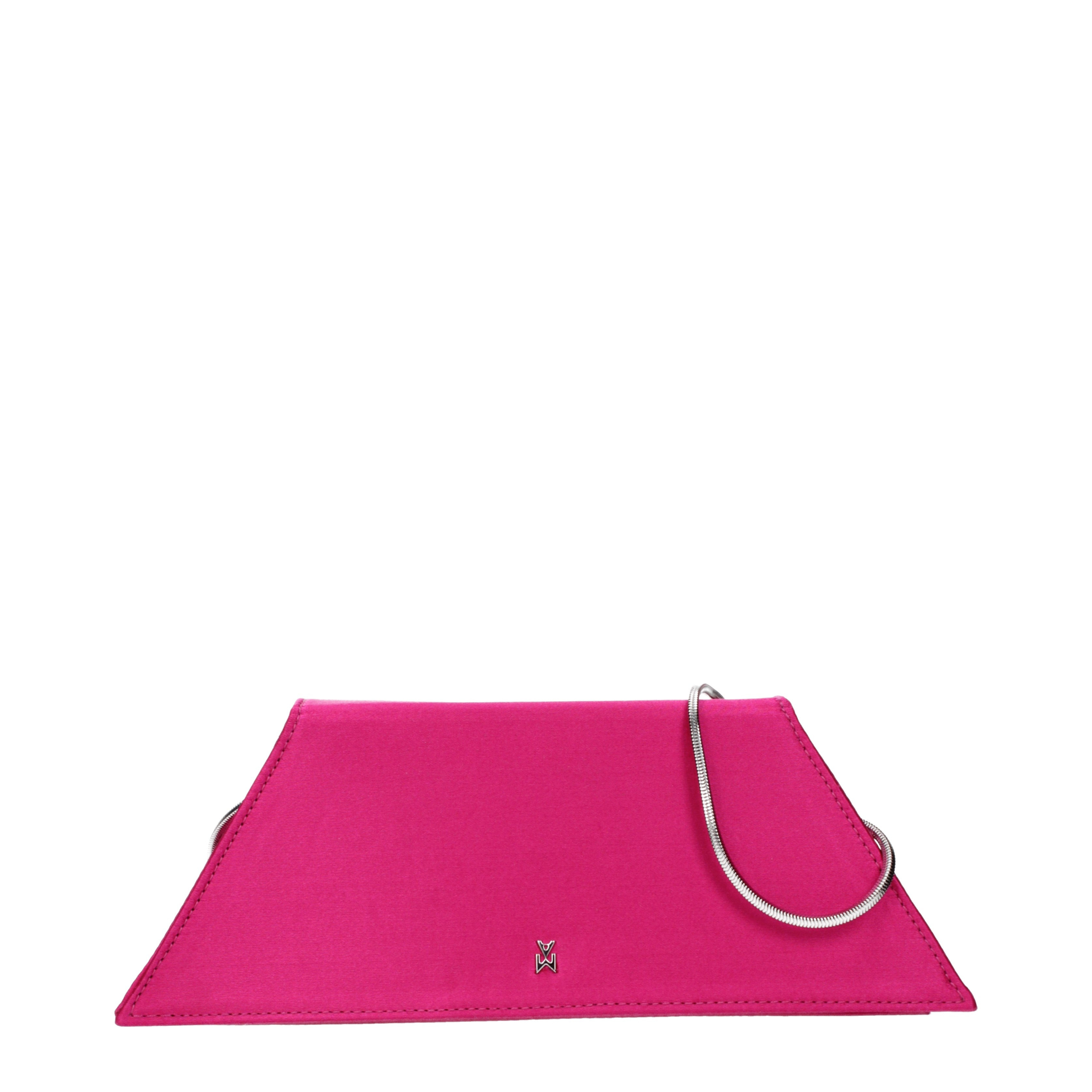 [Amina Muaddi] Bag SS25 SUPERMINISATINRASPBERRY