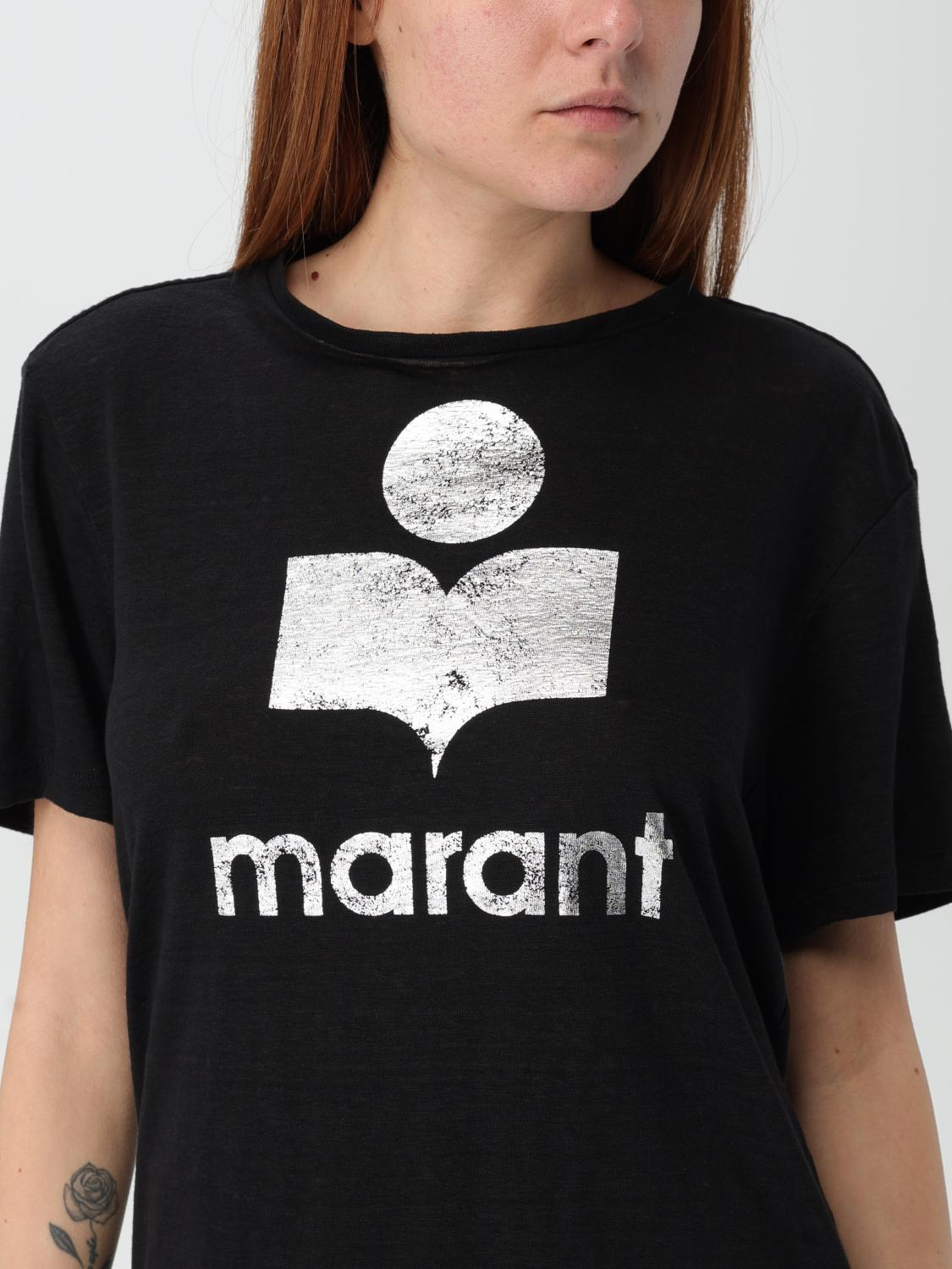 [Isabel Marant Etoile] T-shirts Short Sleeve SS26 TS0001FBA1N10E 01BK