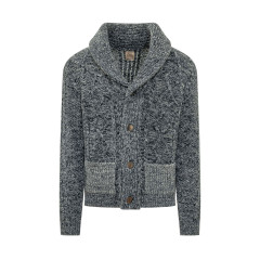 [Rakki] Cardigan FW26 TYCOONWVB BLU GRIGIO