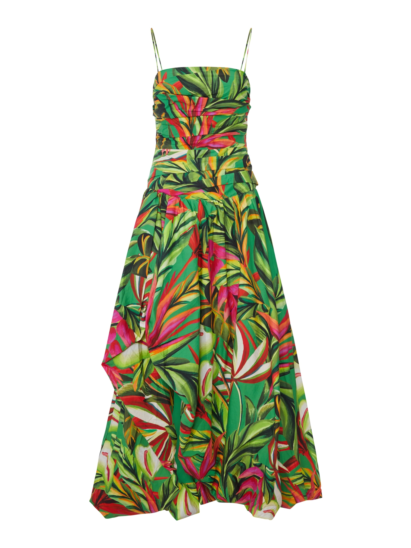 [Farm Rio] Sleeveless dress FW26 363485L0026 ORANGE
