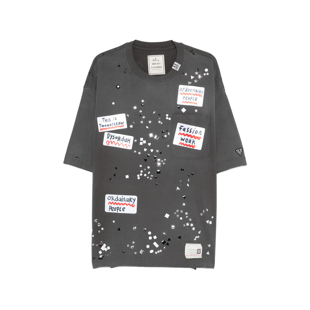 [Maison Mihara Yasuhiro] T-shirts Short Sleeve SS26 A16TS592  BLACK