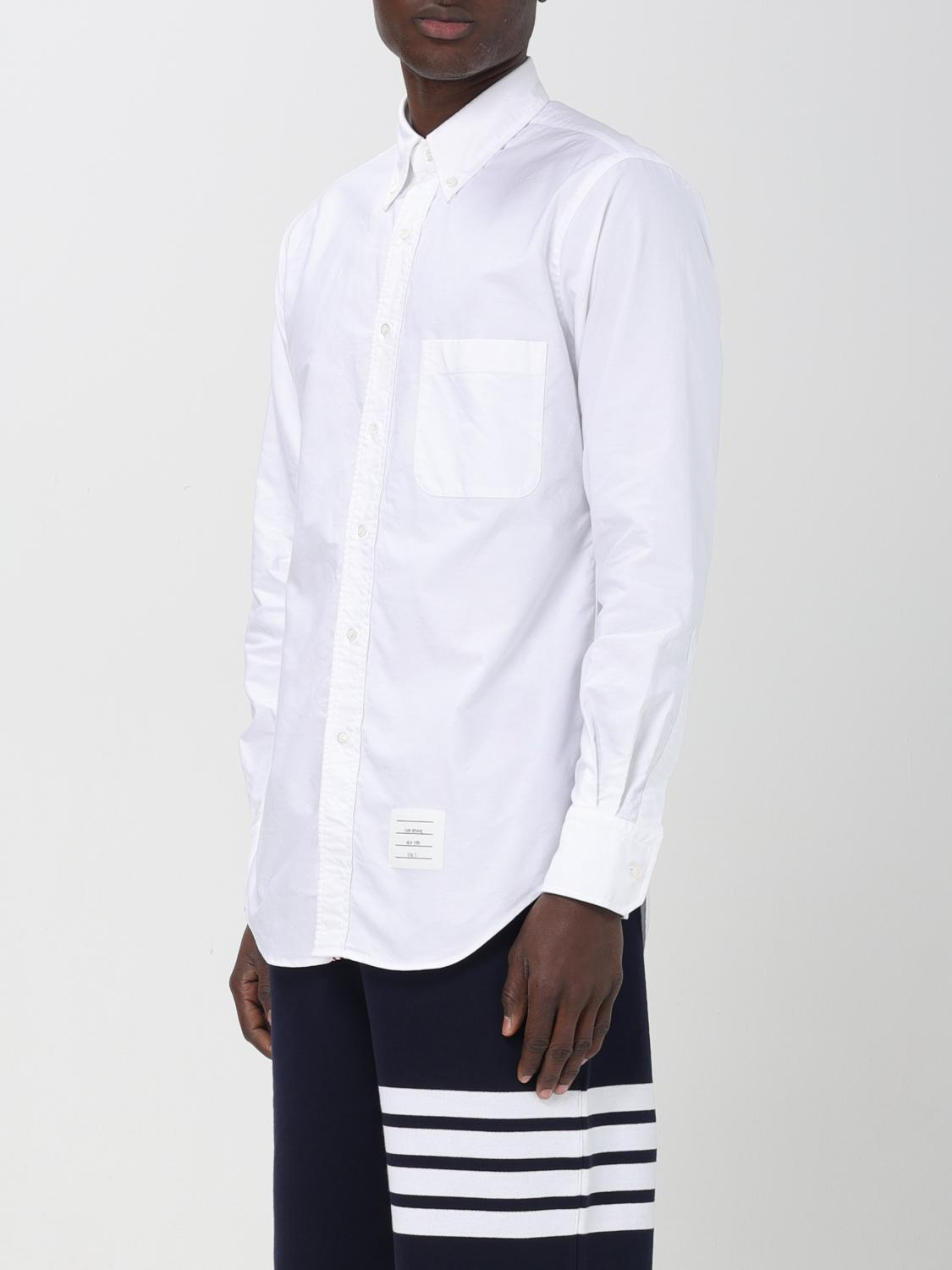 [Thom Browne] Shirts Long Sleeve FW25 MWL010EF0313 100