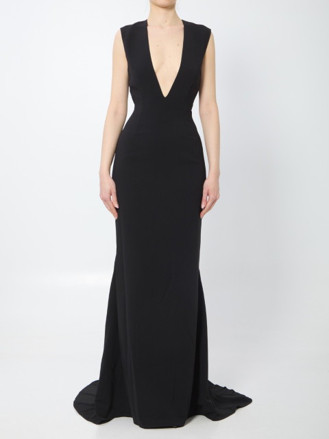 [Solace London] Sleeveless dress SS26 OS47005__BLACK