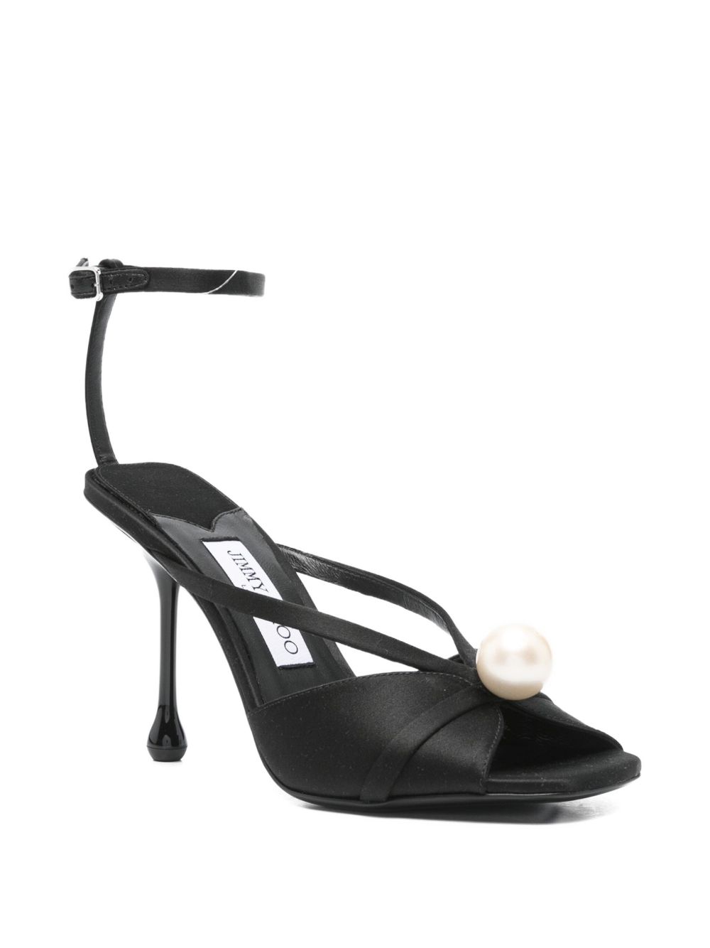 JIMMY CHOO SIVA95 AODBLACK/WHITE