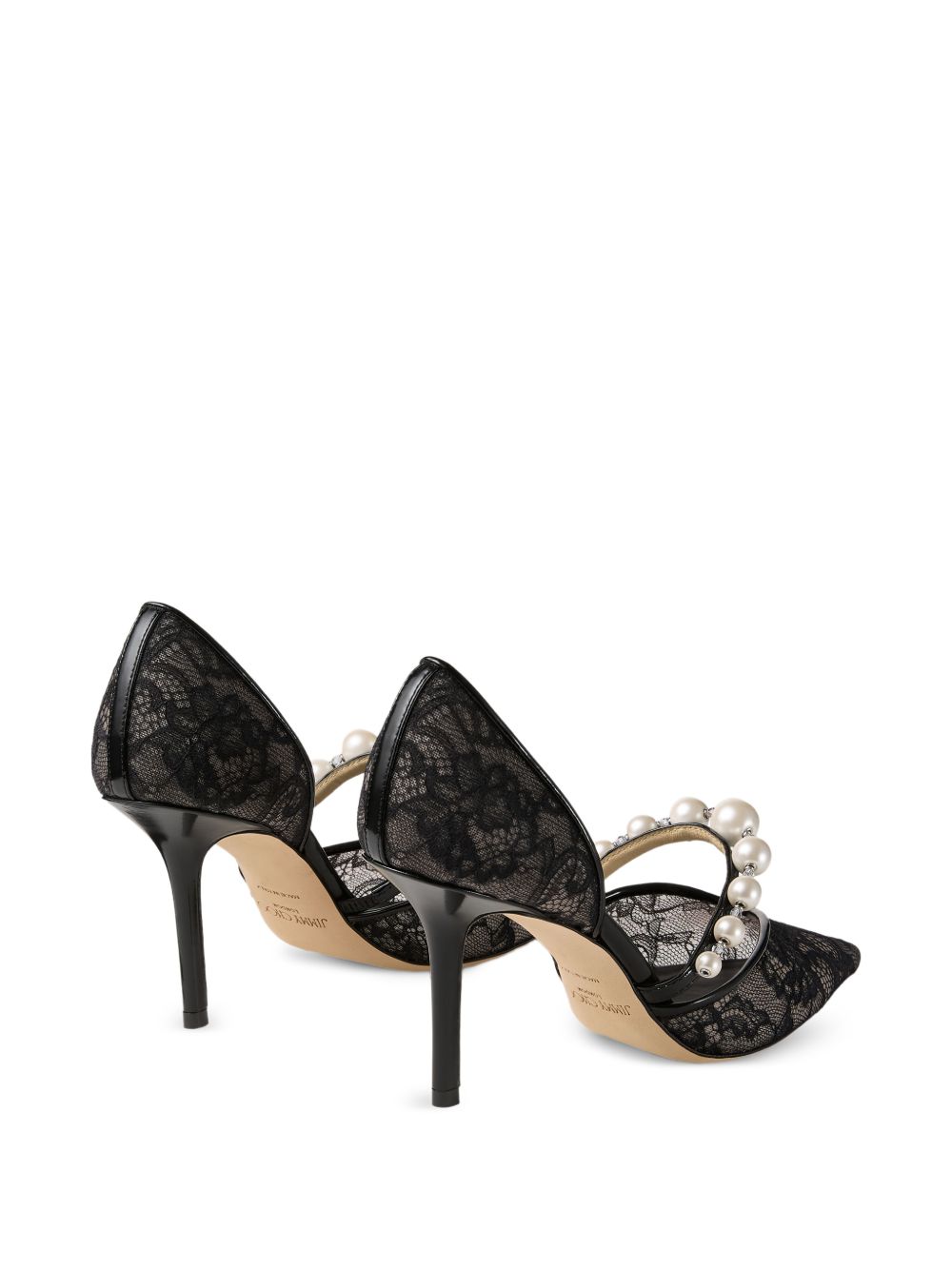 JIMMY CHOO AURELIE85 DRJBLACK/WHITE