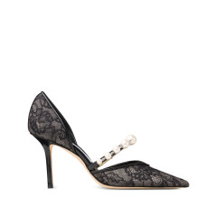 JIMMY CHOO AURELIE85 DRJBLACK/WHITE