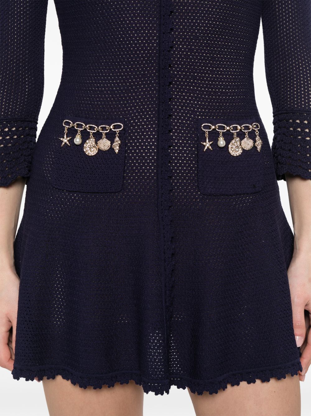 SELF PORTRAIT SS26-048S-N NAVY