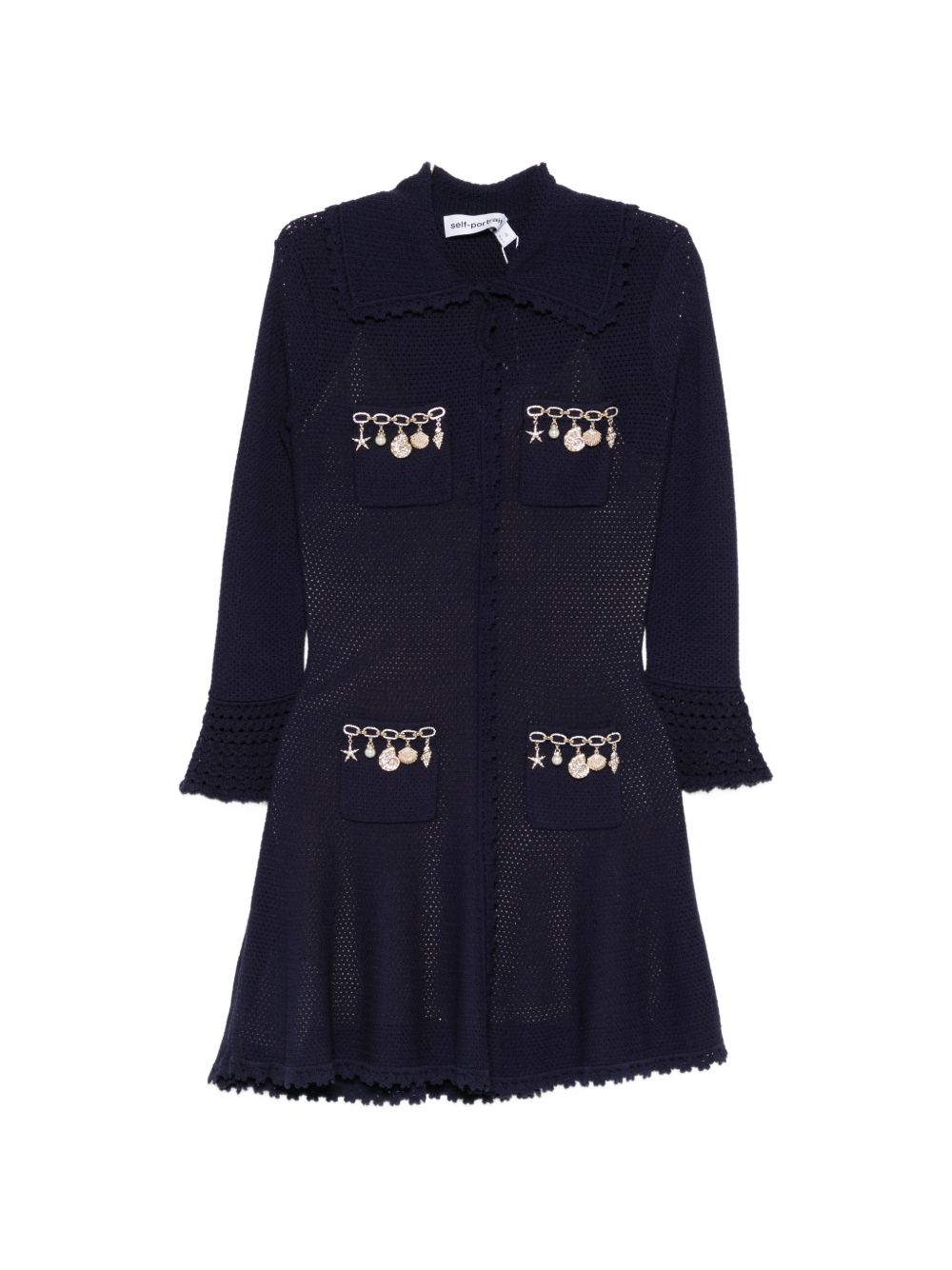 SELF PORTRAIT SS26-048S-N NAVY