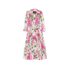 SAMANTHA SUNG AUDREYDRESSSHIRT LILACHEAVENWHITEWHITEPINK
