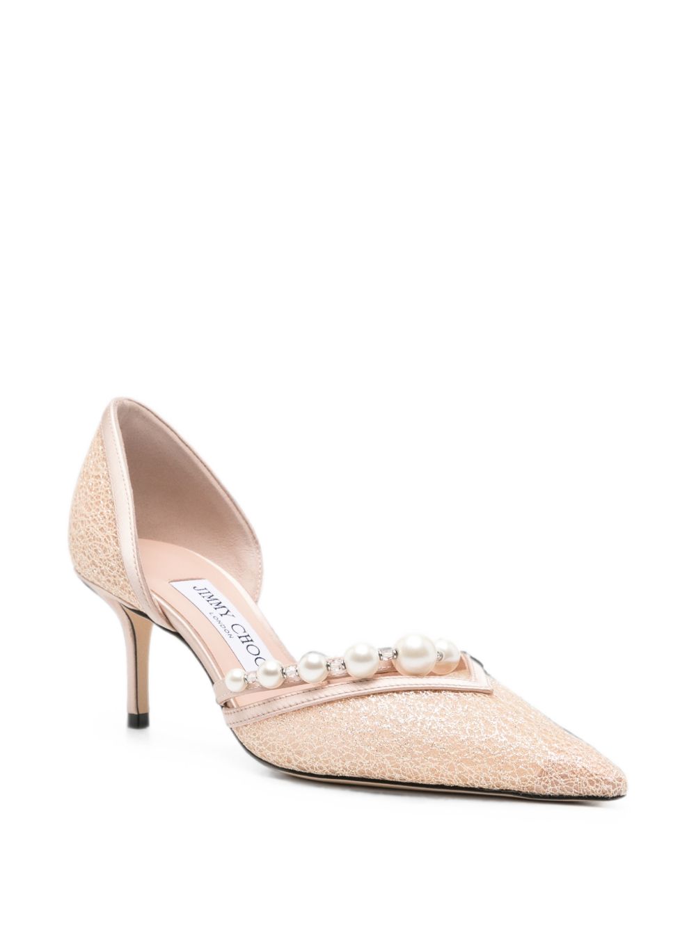 JIMMY CHOO AURELIE65 QKGMACARON/WHITE