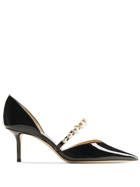 JIMMY CHOO AURELIE65 XKMBLACK/WHITE