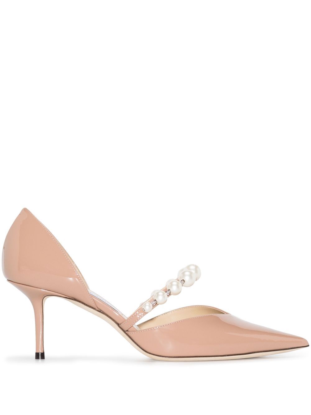 JIMMY CHOO AURELIE65 XKMBALLETPINK/WHITE