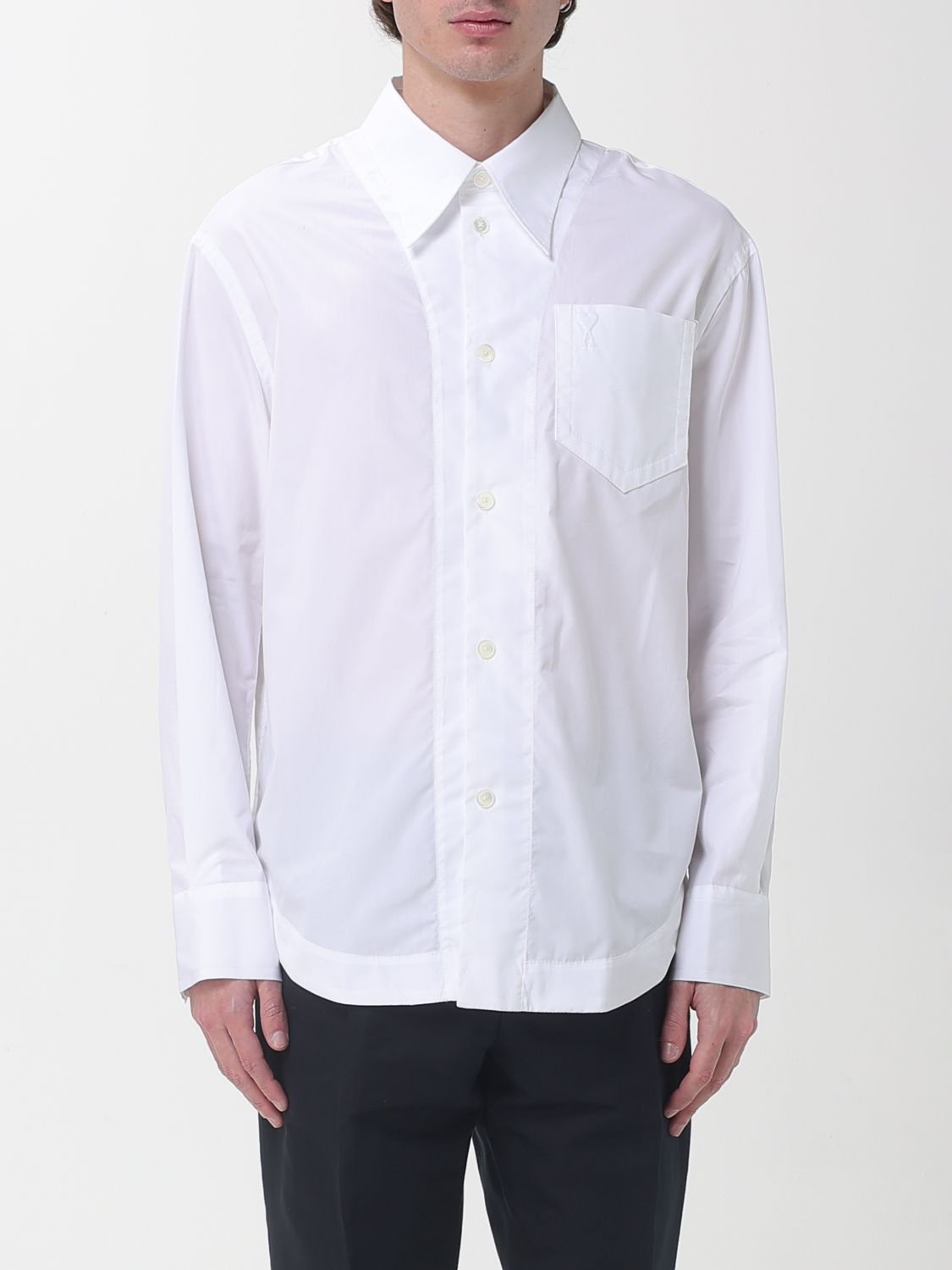 [Ami Paris] Shirts Long Sleeve SS26 USH808CO0063 100