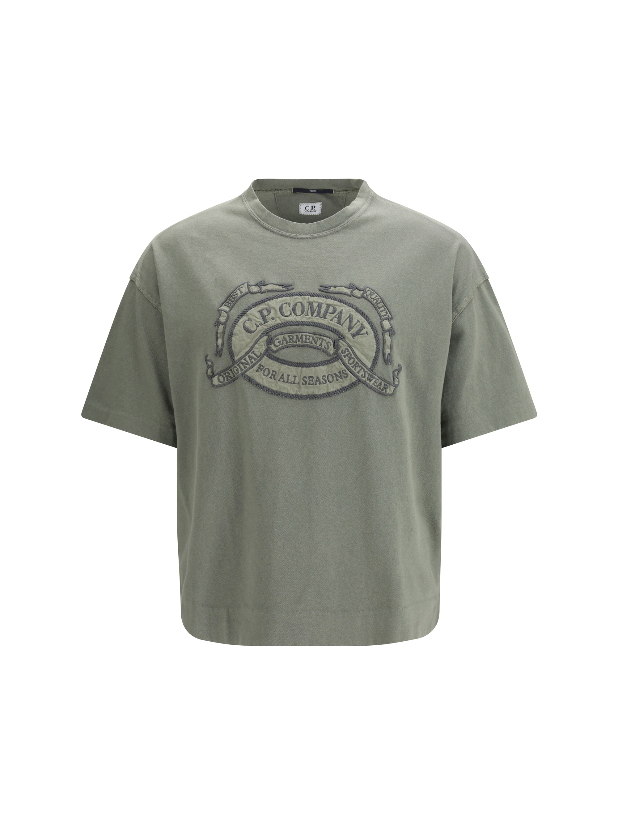 20/1 Jersey Short Sleeve Boxy Logo T-Shirt