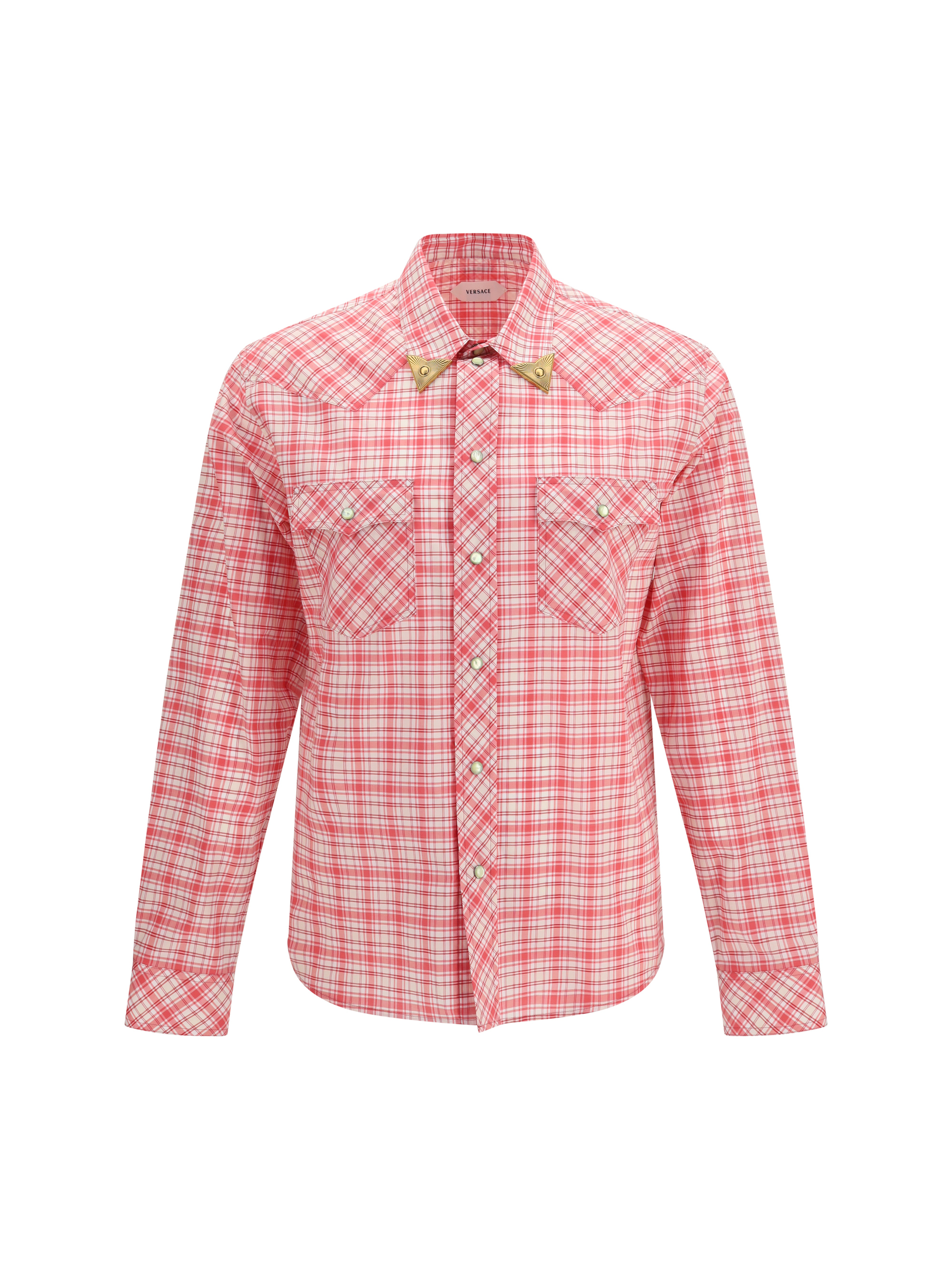 Slim checked cotton poplin Shirt