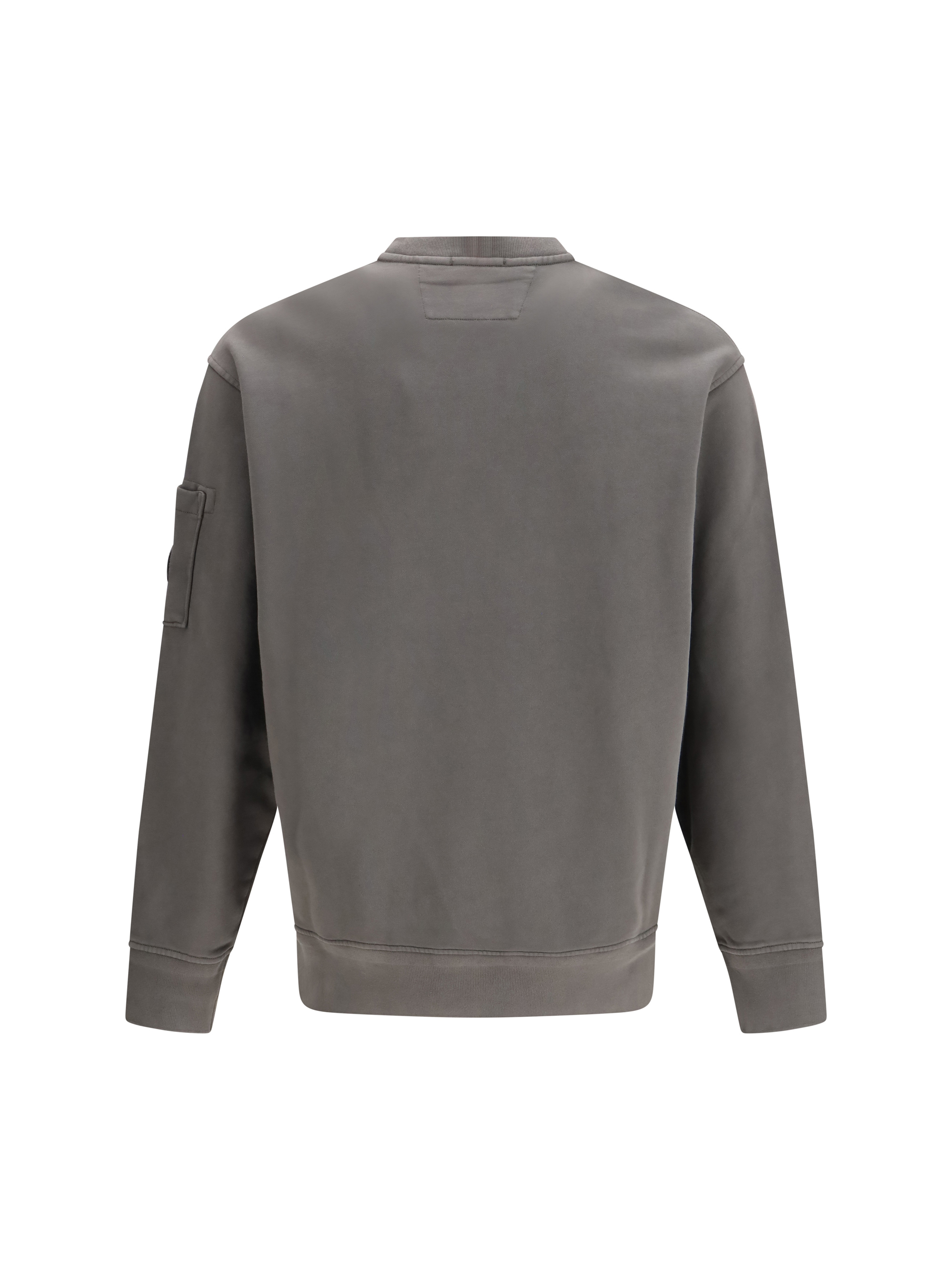 Diagonal Raised Fleece Crewneck Lens Sweatshirt