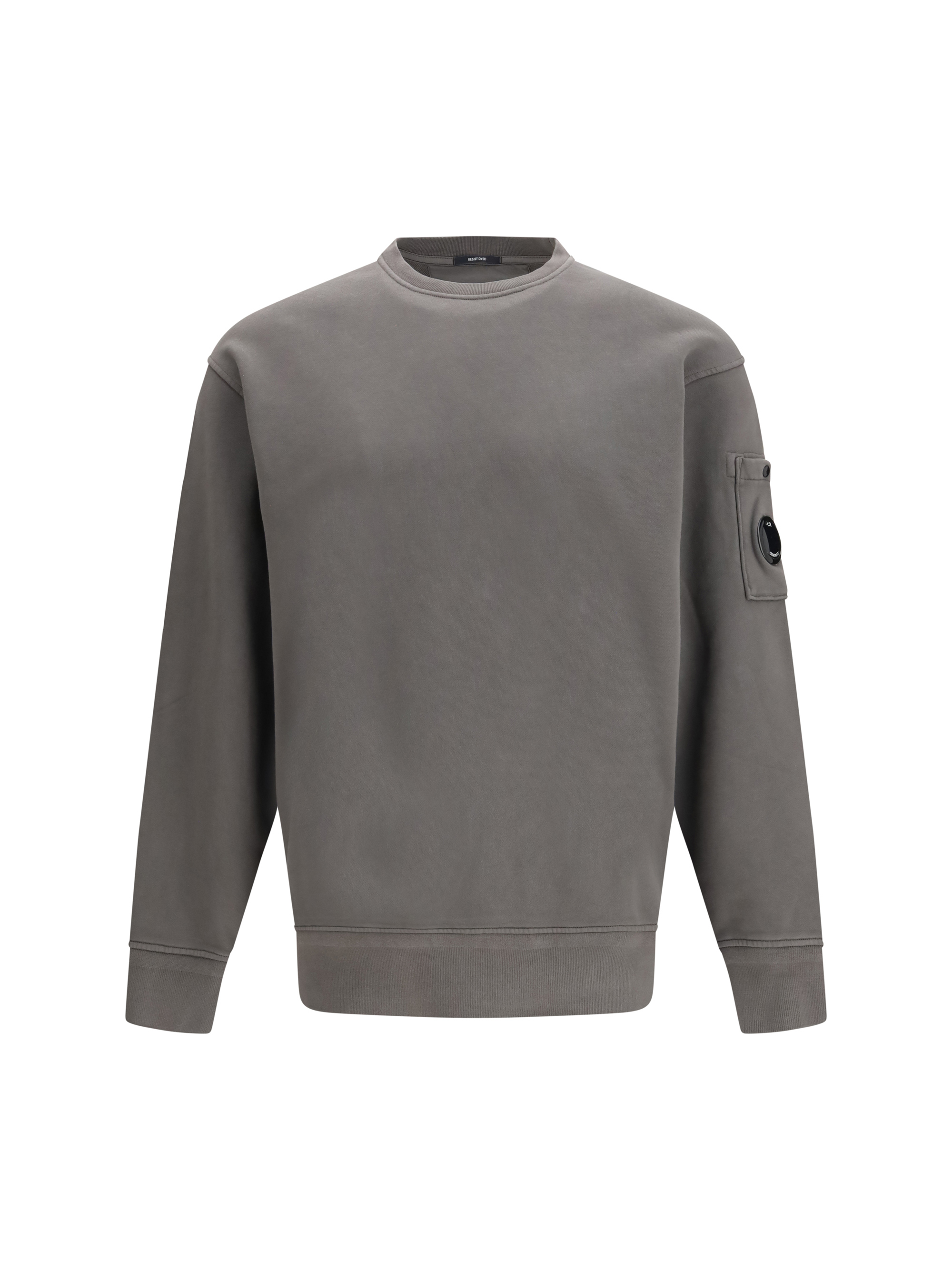 Diagonal Raised Fleece Crewneck Lens Sweatshirt