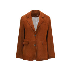 Single-breasted leather Jacket
