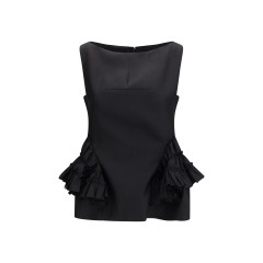 Ruffled peplum Top
