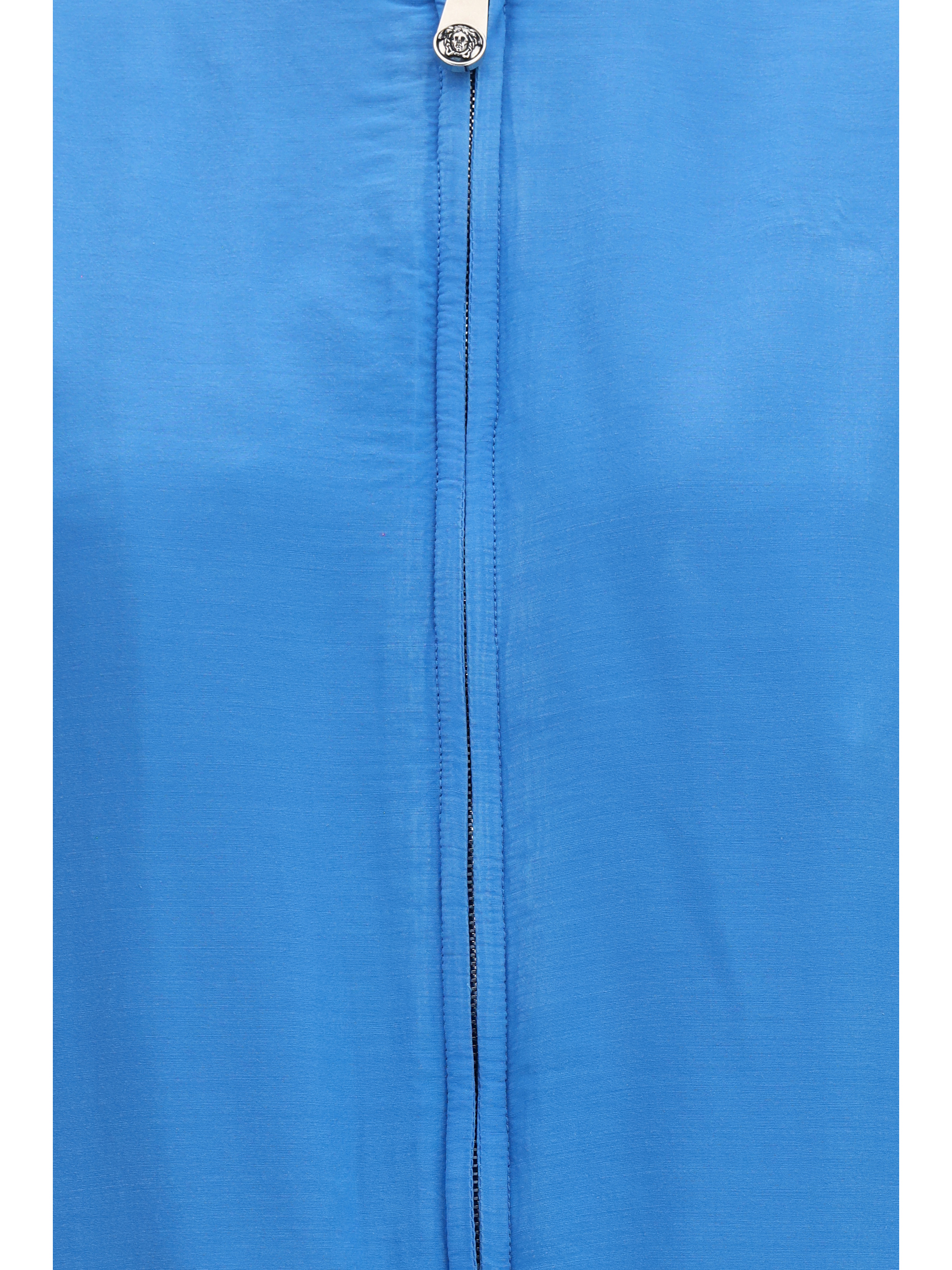 Silk zipper Jacket