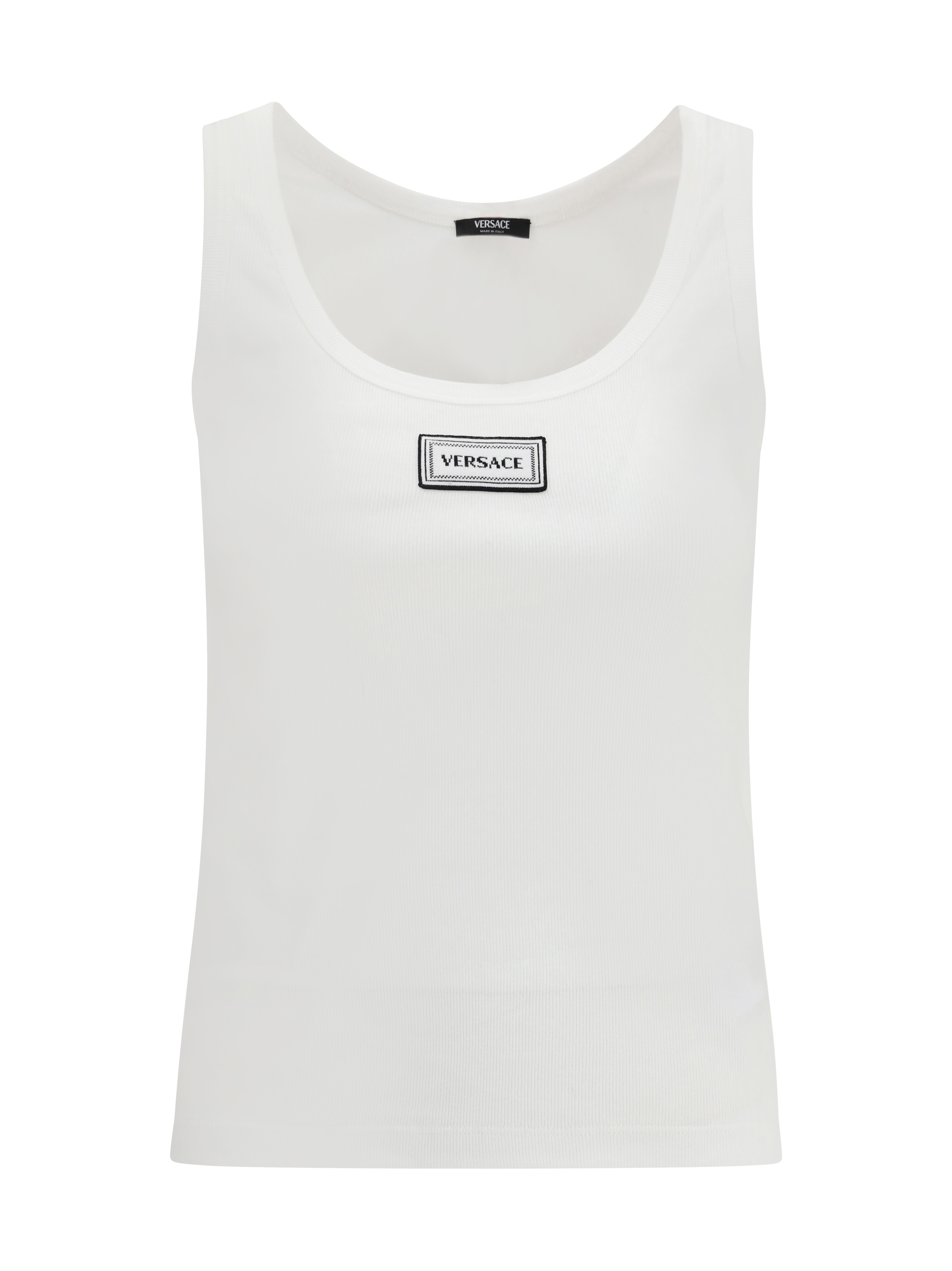 Tank Top in cotton rib stretch