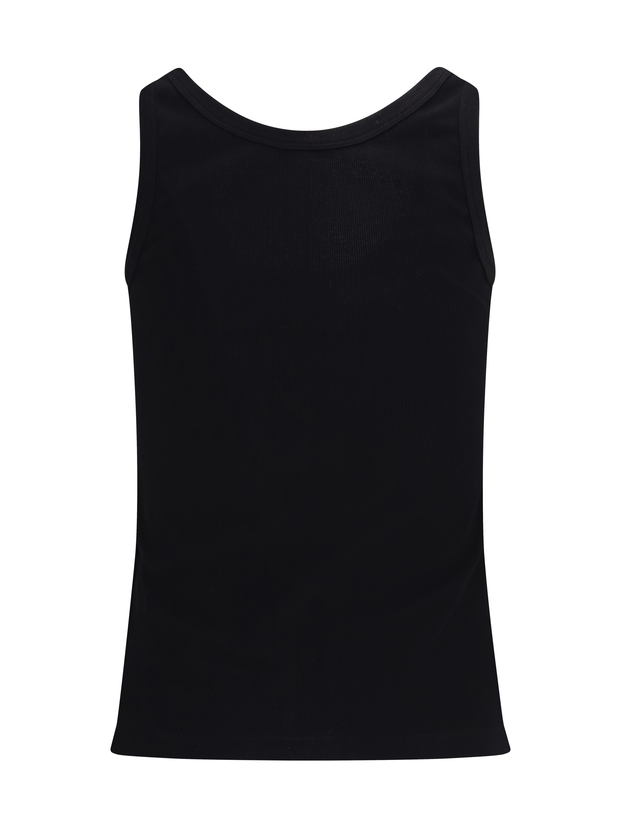Tank Top in cotton rib stretch