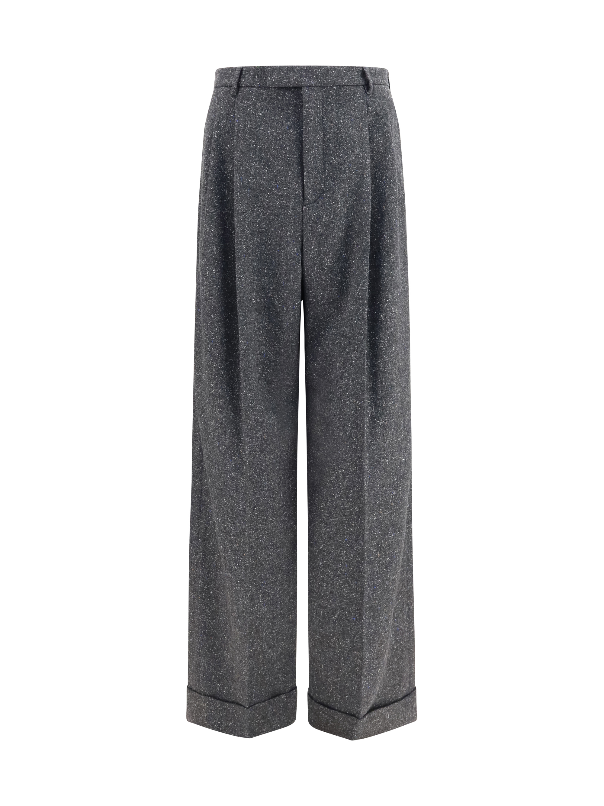 Tailored wool and silk-blend Pants