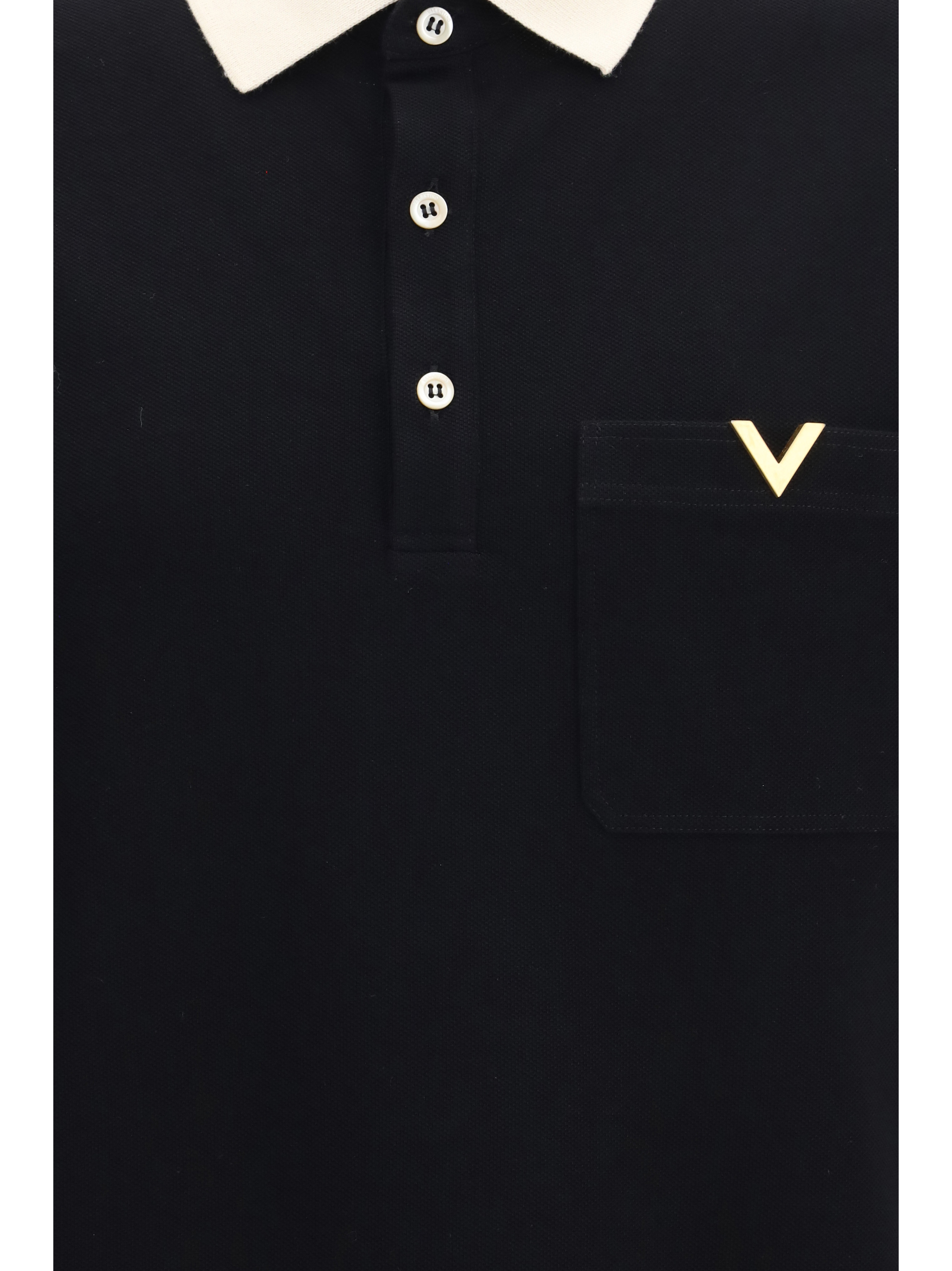 Polo with contrast trims