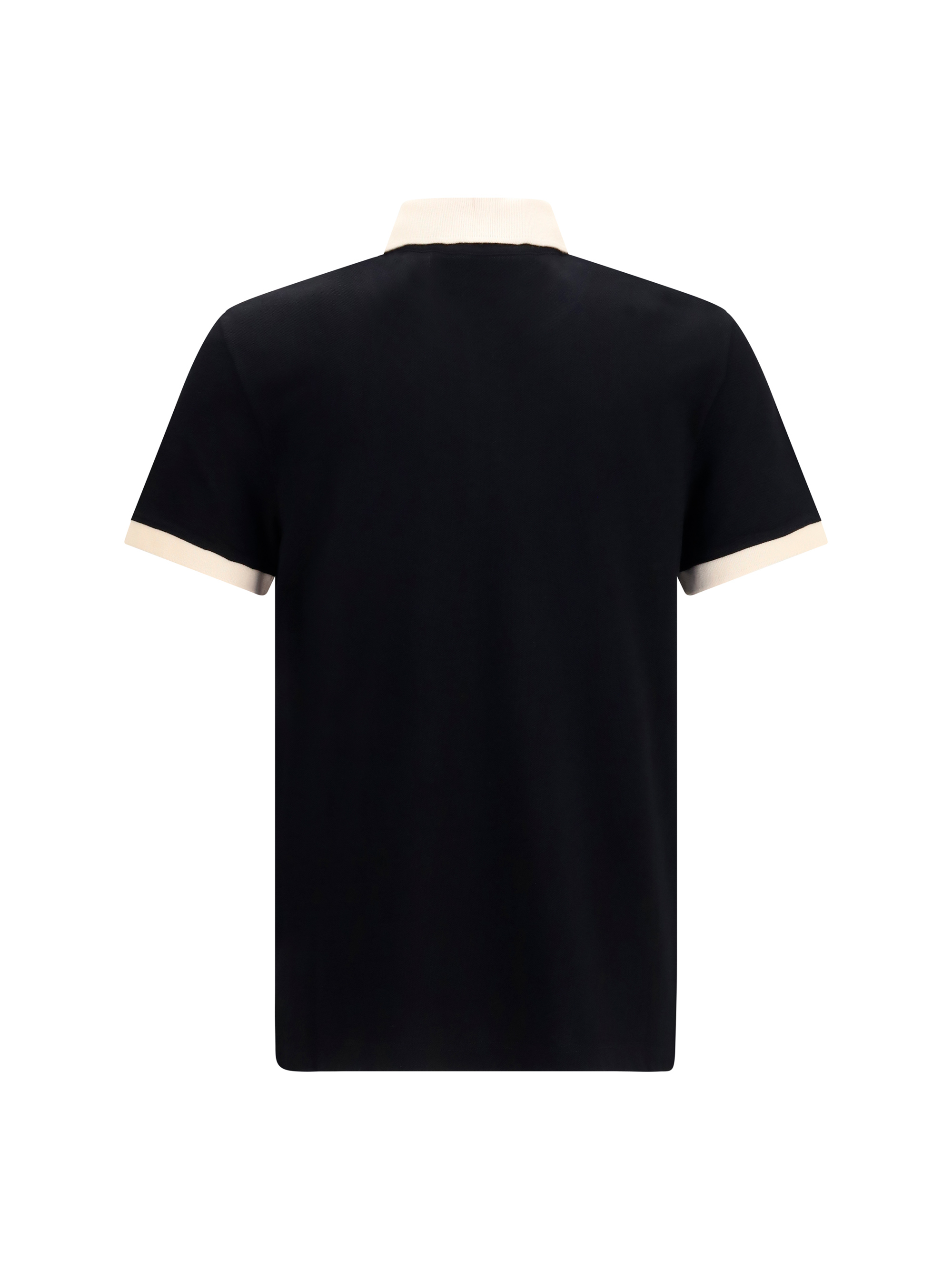 Polo with contrast trims