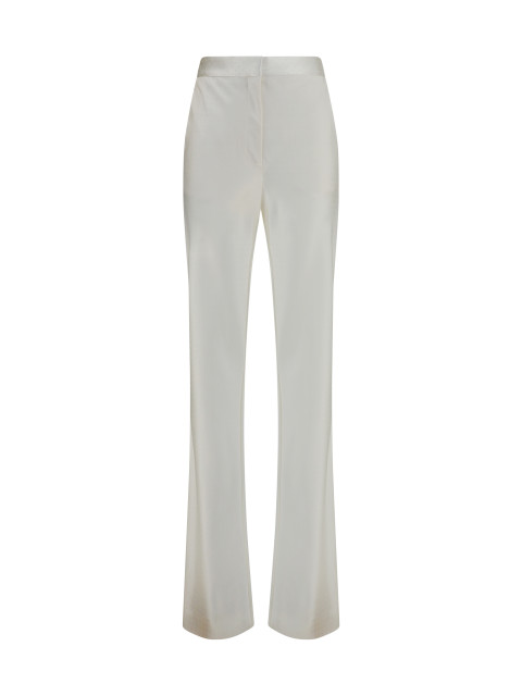 Bias-cut polka-dot Pants