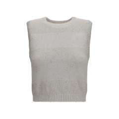 Knit and sequin Vest