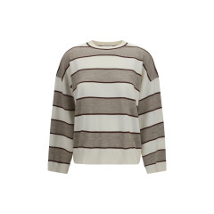 Striped long-sleeve Sweater