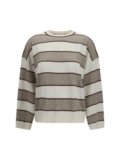 Striped long-sleeve Sweater