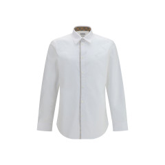 Cotton Shirt with Check trims