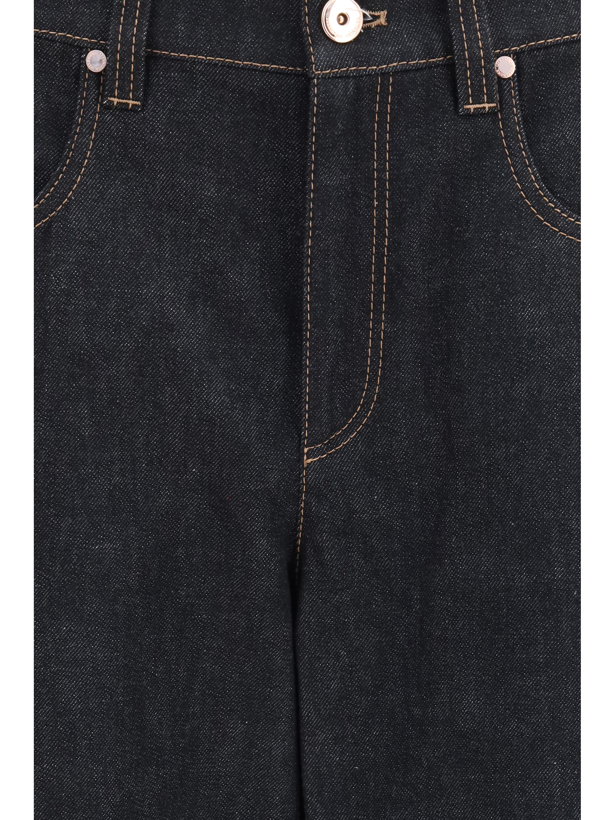Straight-leg denim Jeans