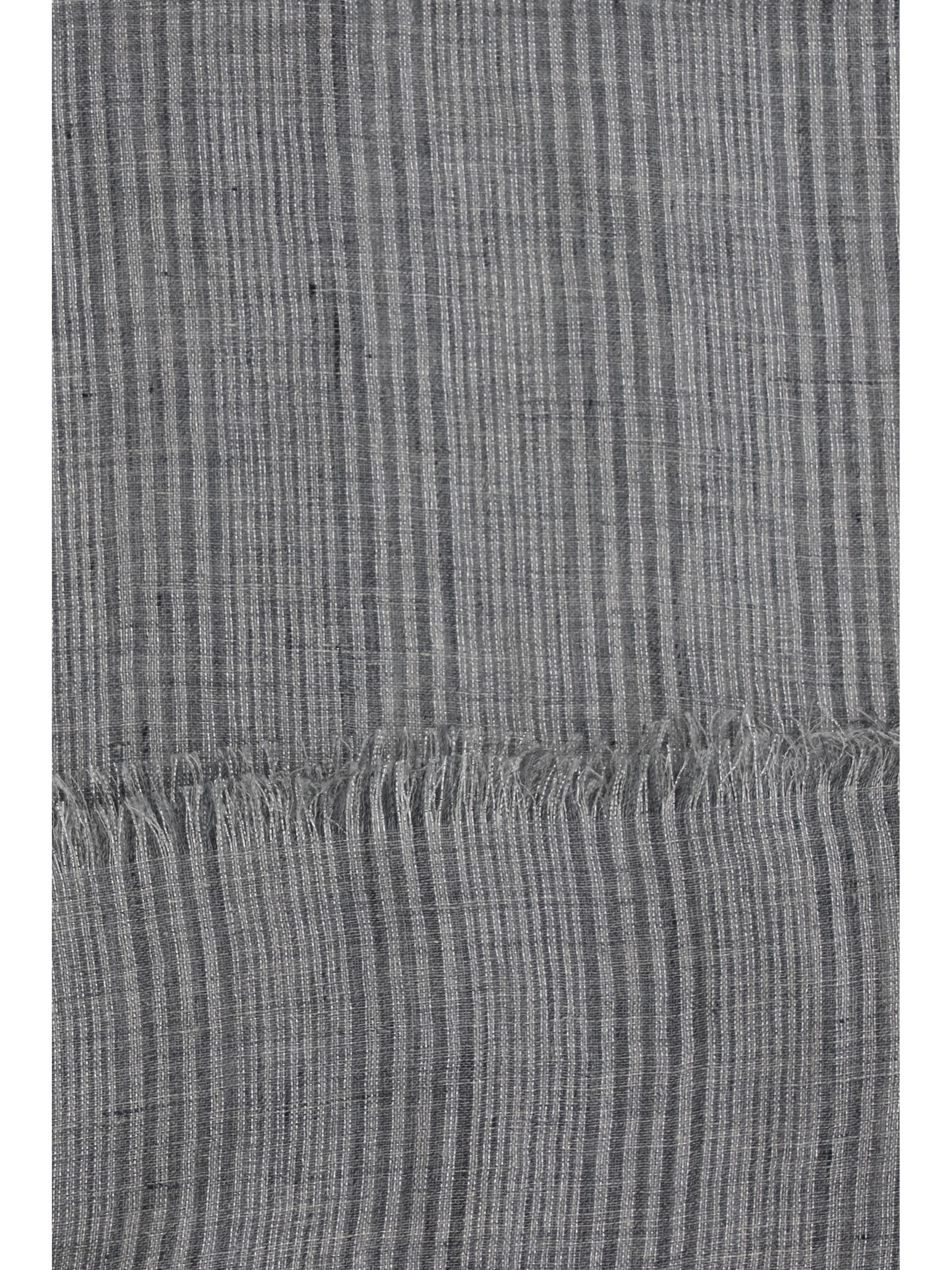 Linen Scarf with lurex details