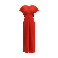Slouch waist wool Dress