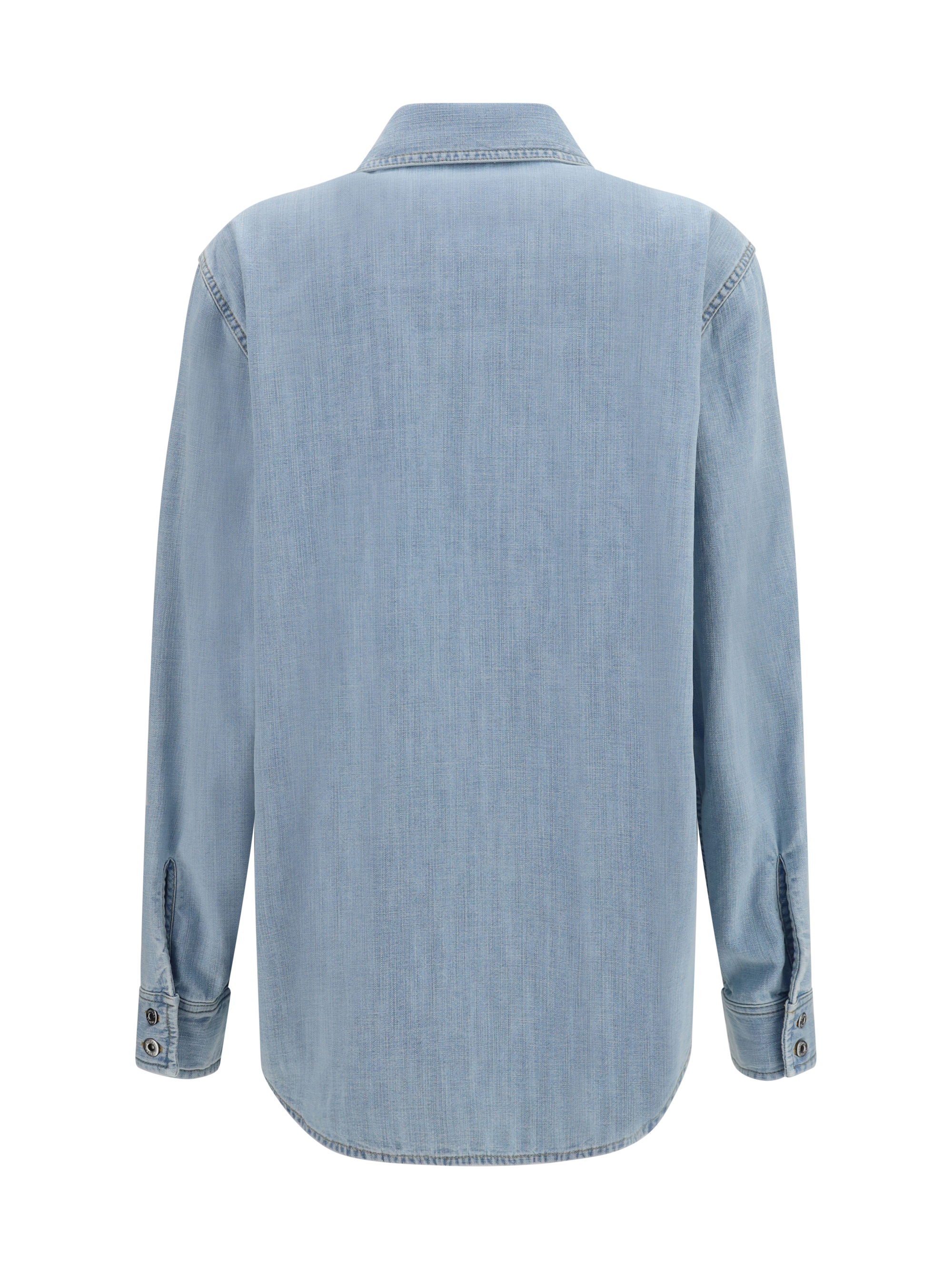Sky Bleached oversize denim Shirt