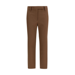 Straight-leg cotton Pants