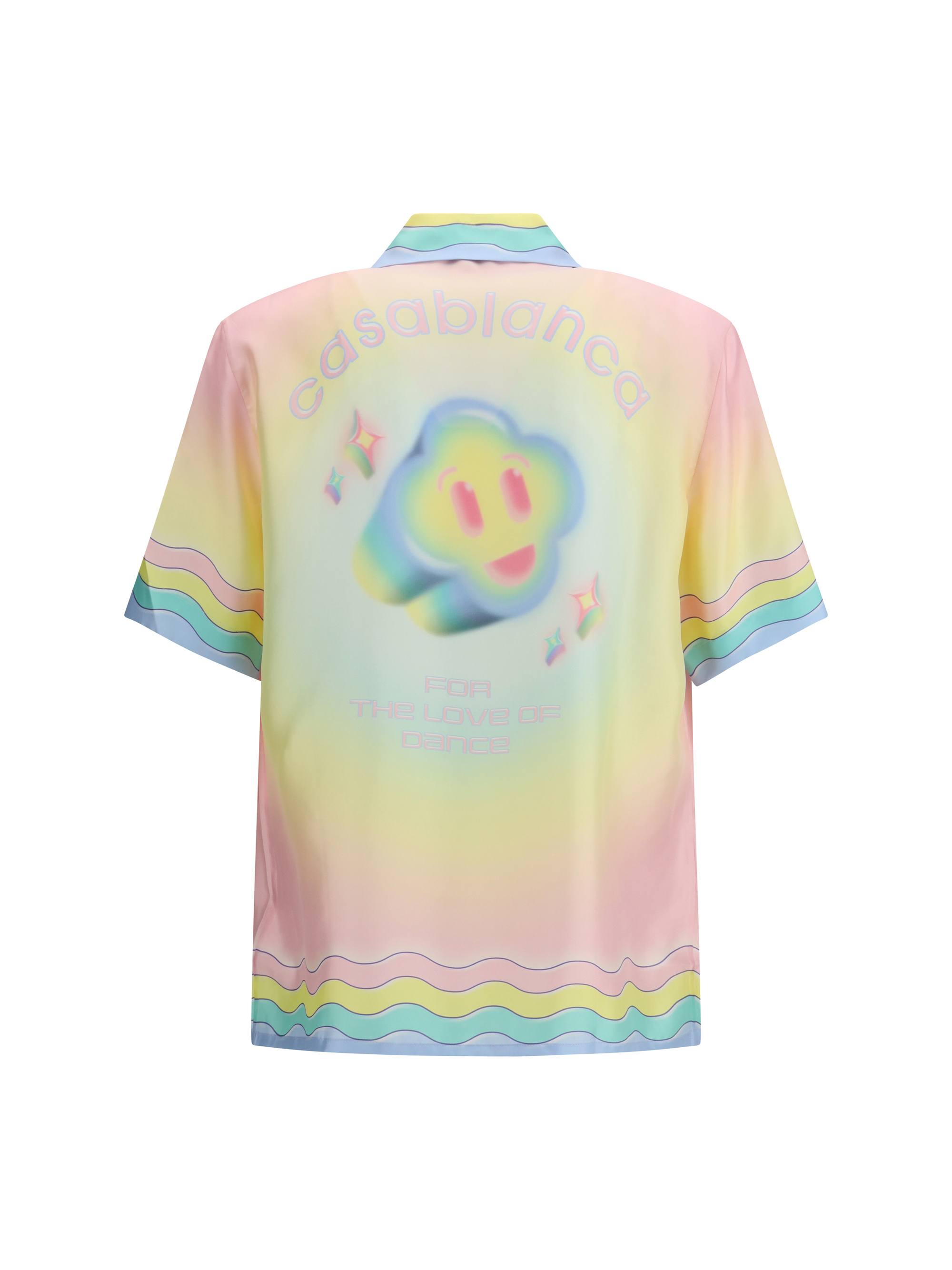 All-over monogram jacquard pattern polo Shirt