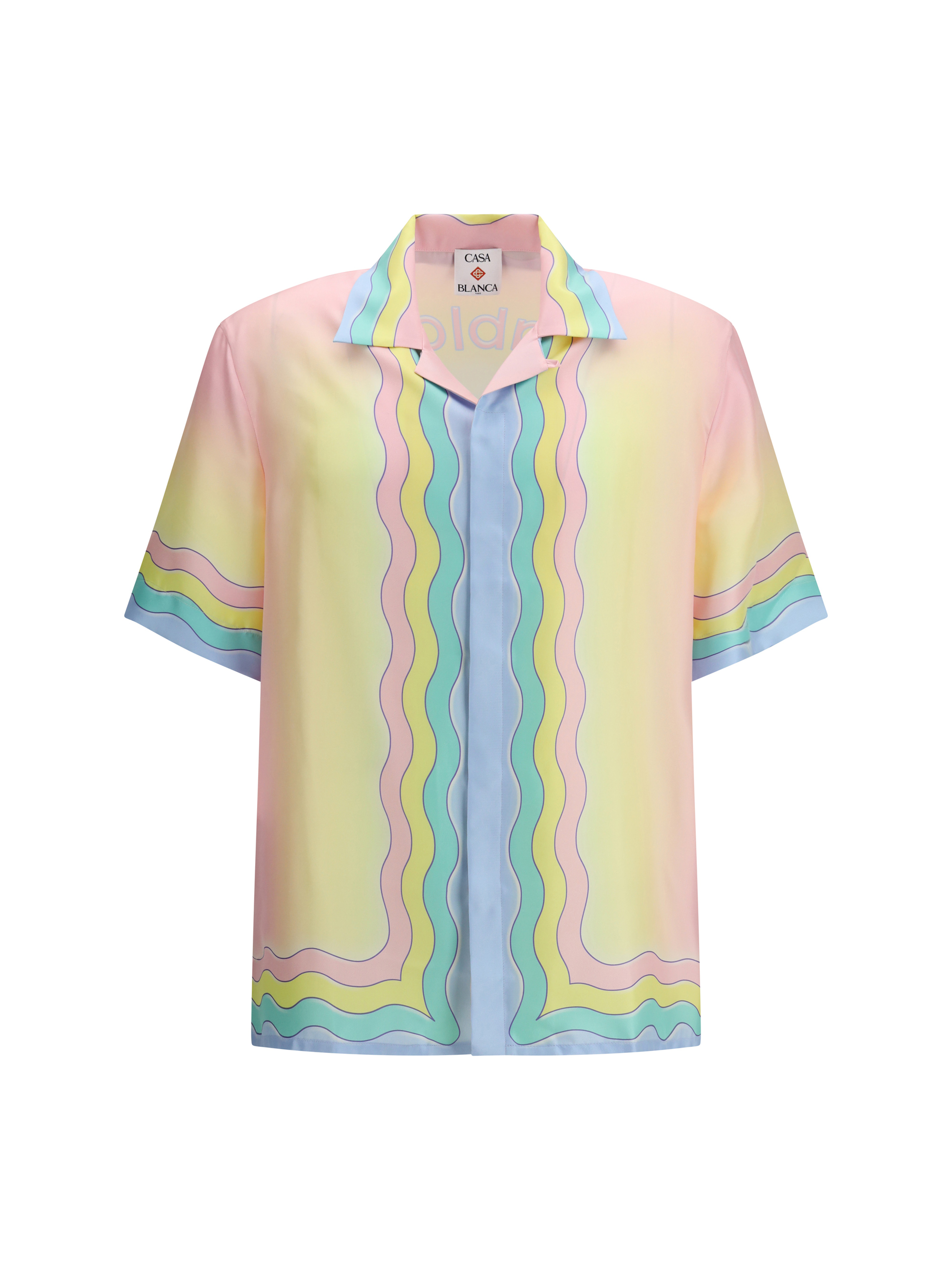 All-over monogram jacquard pattern polo Shirt