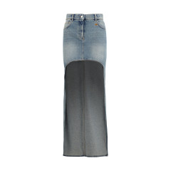 Denim circle Skirt